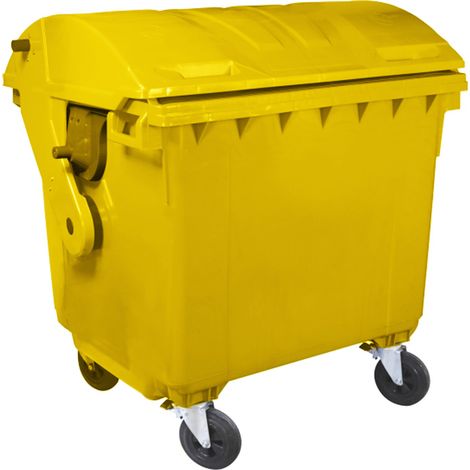 Bac roulant 4 roues premium 1100l- lot de 5