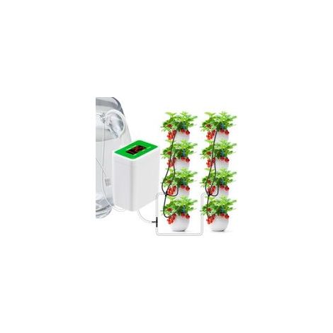 Kit d'irrigation goutte à goutte automatique, système d'irrigation automatique avec filtre pour plantes d'intérieur, chargement USB, kit d'irrigation DIY, système d'arrosage automatique, système goutt (1/5)
