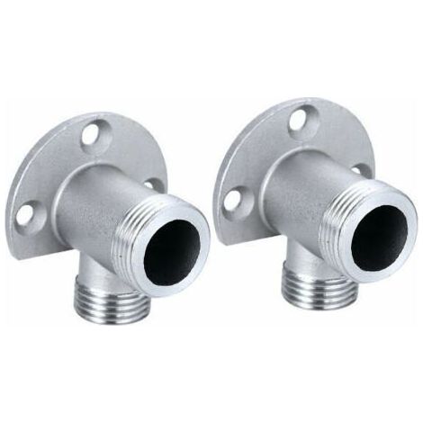 Kit d'installation pour connecter le tuyau pour robinet apparent. système de douche extérieur. mitigeur thermostatique. conversion encastré en surface (1/5)