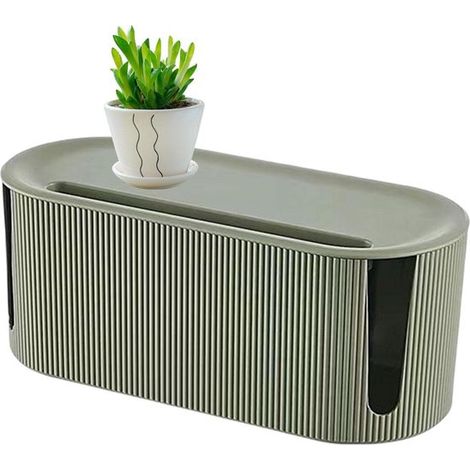 Organizzatore di cavi, scatola per cavi, scatola per cavi impermeabile, scatola per cavi da giardino impermeabile, distributore di cavi, pressacavo, scatola per cavi da esterno, scatola per cavi, 1 pe (1/5)