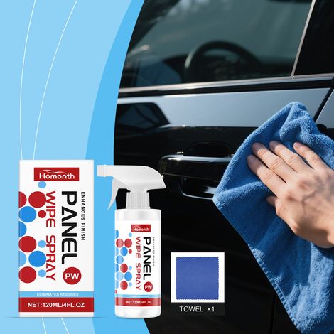 Spray nettoyant pour voiture - 120 ml + chiffon -- BIEMMEDUE (1/5)