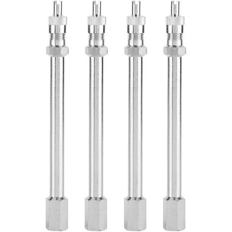 Rallonge de valve de pneu, accessoire pour gonfleur (lot de 4) pour camion, Embout de gonflage