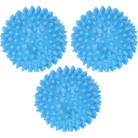 Lot de 3 boules de massage dures à picots en plastique pour soulager les douleurs musculaires et les points de déclenchement. (1/5)