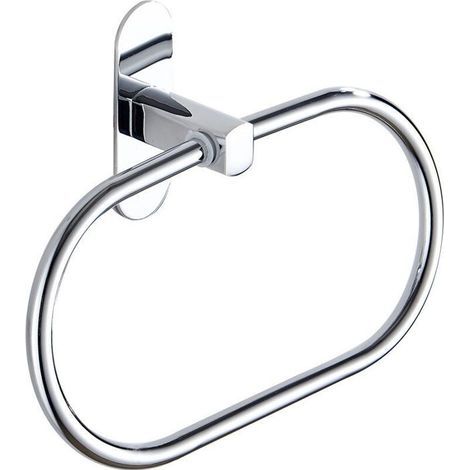Bohrfreier, selbstklebender, patentierter Handtuchring aus Edelstahl fürs Badezimmer, verschiedene Farben, LARGEIGHT (1/4)