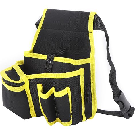 Sacoche de ceinture outdoor multifonction en polyester résistante à l'usure, poche suspendue portable pour outils (1/5)