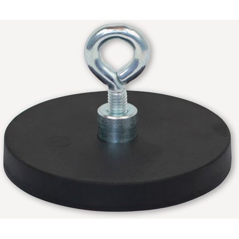 Magna-C Gummiertes Magnetsystem Ø57x14,5mm mit Öse