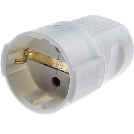 Rs Pro – Prise secteur femelle 250V 16A – Montage sur câble 2P+E – Connexion sécurisée pour installations électriques Allemagne (1/2)