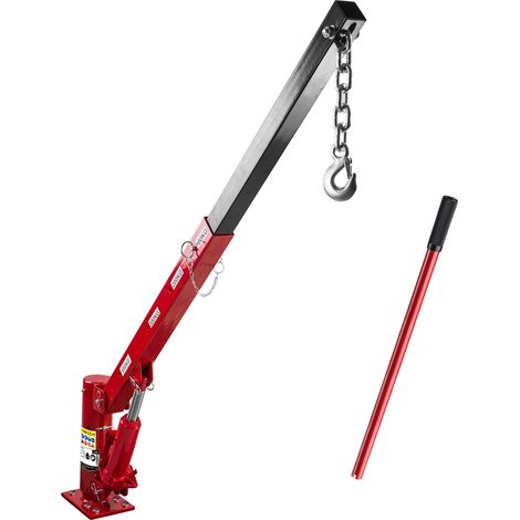 Dema – Grue d'atelier 450 kg – Hauteur de travail max 1600 mm – Flèche pivotante avec crochet de sécurité – Pour chantiers humides (1/2)