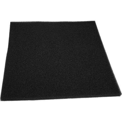 Mousse filtrante aquarium – 50×50×2 cm – gros pores, biodégradation – eau claire, sans entretien (1/5)