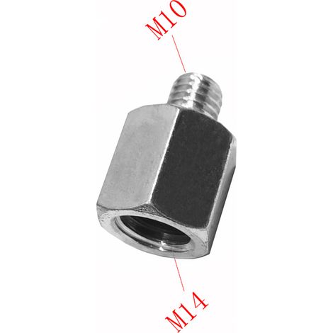 Adaptador convertidor de conector de interfaz M14 a M10 para amoladoras angulares: accesorio práctico para amoladoras angulares y pulidoras. (1/2)