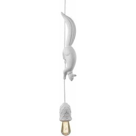Nordic squirrel resin pendant LED modern hanging lamp light for children's bedroom nursery decor (1/4)