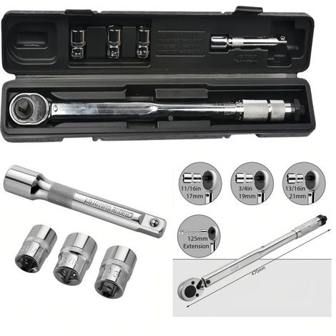 1/2-Zoll-Mikrometer-Drehmomentschlüssel (25–250 ft-lb) (1/5)