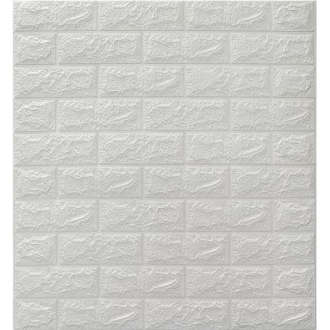 Stickers muraux 3D effet brique, autocollants et imperméables, résistants aux chocs, panneaux muraux en mousse imitation brique à poser soi-même, pour chambre ou cuisine, épaisseur standard 2,5 mm (0, (1/5)