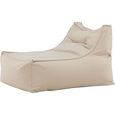 Redangfauteuil pouf partie centrale beige. (1/4)