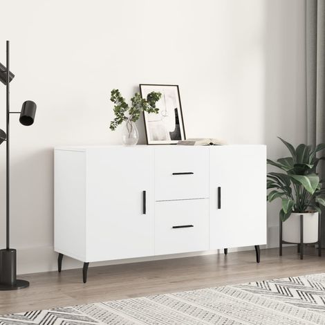 vidaXL Buffet Weiß 100x36x60 cm aus Spanplatte
