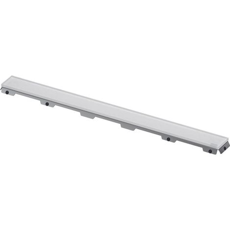 TECEdrainline couvercle en verre, pour caniveau de douche, blanc