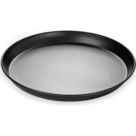 Plaque à pizza ronde Ø 22 cm H 2,5 cm acier bleu - Was Germany