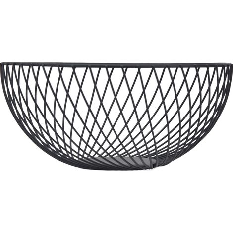 Coupe à fruits en fer de style européen, design simple et antidérapant, facile à transporter, idéale pour conserver les fruits et les en-cas. (1/5)
