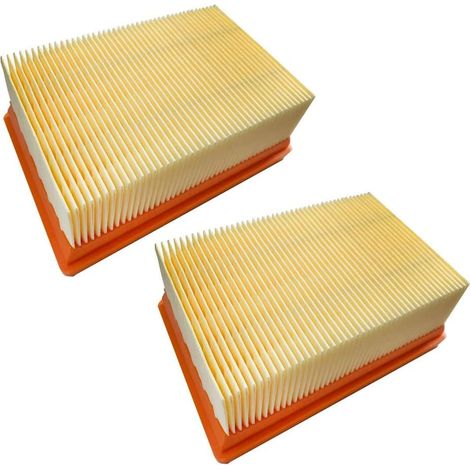 Lot de 2 filtres de rechange pour aspirateur Karcher MV4 MV5 MV6 WD4 WD5 WD6 P PREMIUM WD5 (1/5)
