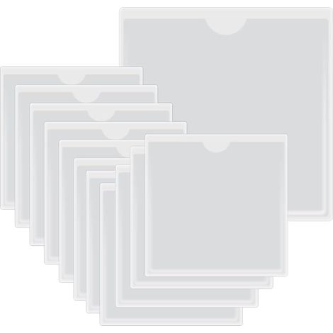 12 Pièces Porte-étiquettes Transparents pour Classeur Autocollant,Parent (1/5)