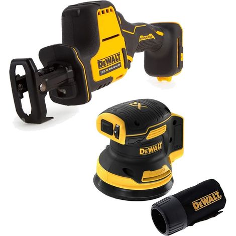 Dewalt DCS369N 18v XR Compact Brushless Reciprocating Saw & DCW210N Sander Bare (1/4)