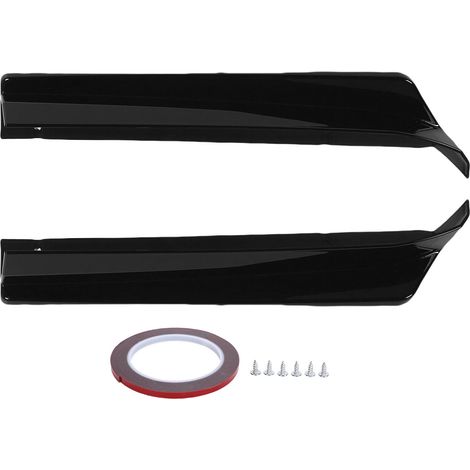 Diffusore laterale per paraurti posteriore, 2 pezzi, sinistro e destro, leggero, facile da installare, ricambio per Impreza WRX STI VA 2015 – 2021, nero lucido. (1/5)