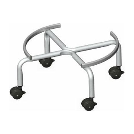 CARRELLO BIDONE OLIO CON RUOTE """ALTO""" 33,5HCM (1/2)