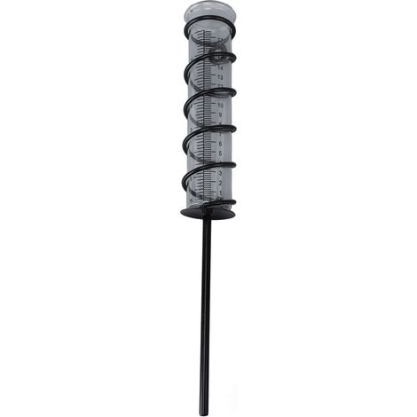 Pluviomètre à spirale avec échelles transparentes, pour jardin, pelouse et cour. 17 échelles. (1/5)
