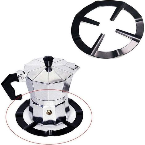 Support pour cafetière Moka, grille de protection pour cuisinière à gaz, accessoire de cuisine robuste, support de cuisson stable et pratique (1/5)