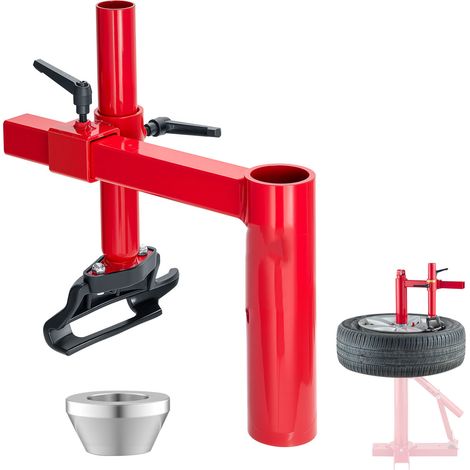 Mophorn Kit adaptador de cabezal para cambiador de neumáticos manual con cono plateado, compatible con ruedas de 406 mm a 533 mm, adecuado para automóviles, SUV, camiones y vehículos todoterreno (1/5)