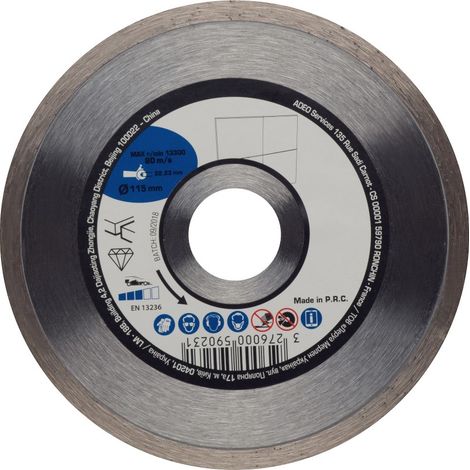 Disco diamantato ceramico per piastrellare, Diam.115 mm Centrale Brico