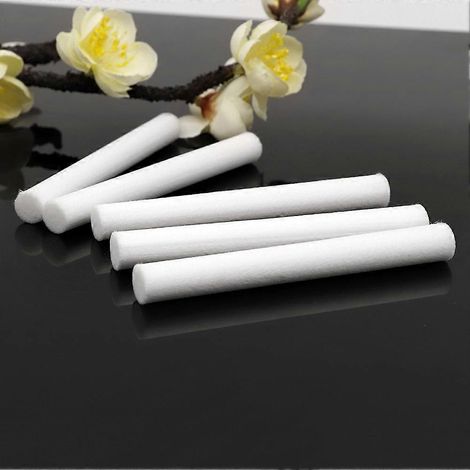 Bâtonnets filtrants en coton, mèches filtrantes en coton, diffuseur de parfum pour humidificateur, coton-tige, cœur de coton, diffuseur d'huiles essentielles douces (1/5)