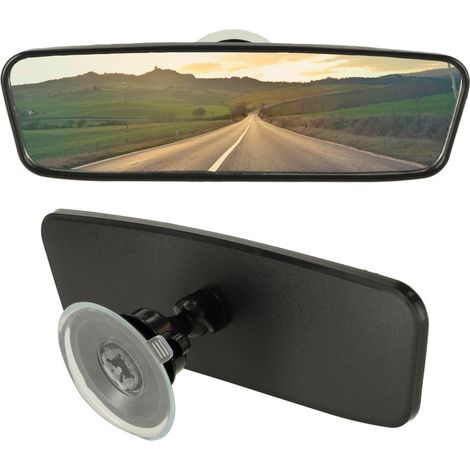 Espejo retrovisor gran angular con ventosa 20cm