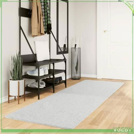 Tapis - FAFEISY - 375531 - gris - 80x250 cm - 100% polyester (1/5)