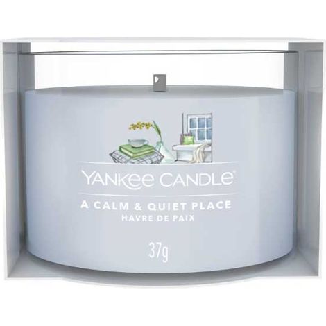 CANDELA VOTIVE IN VETRO SINGOLA A CALM & QUIET PLACE