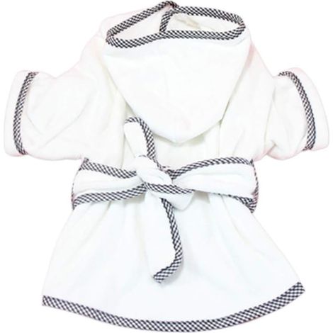 Peignoir pour chien, peignoir à capuche pour chiot, séchage rapide en microfibre pour chien (1/5)