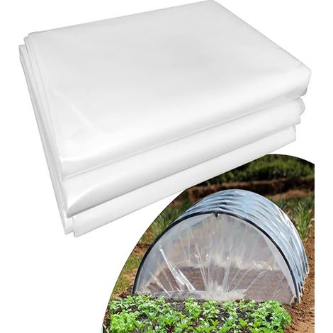 PE légumes grande membrane de hangar - Largeur 2m × longueur 8m × 4mm (1/4)