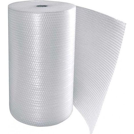 FPLUS plastico burbuja 1x10 mts , Protege sus productos: film de polietileno que amortigua los golpes y las vibraciones durante la expedición.