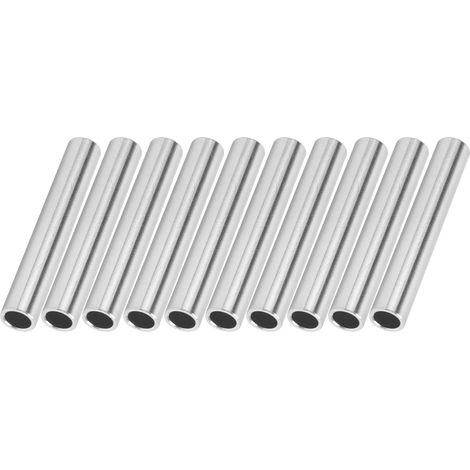 10 Pièces Tube Aluminium 8x6mm Longueur 2 Pouces Sans Soudure pour Remplacer 6100‑0608‑0050 (1/5)