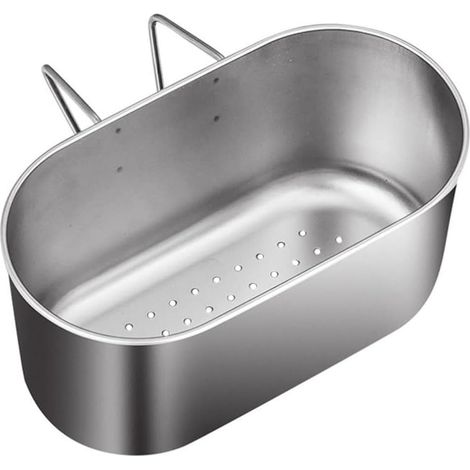 Égouttoir d angle évier récupérateur de déchets alimentaires corbeille à fruits en acier inoxydable pour filtre résidus. (1/5)