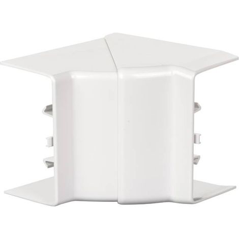 OptiLine 45 goulotte pvc blanc polaire 95 x 55 mm angle intérieur SCHNEIDER ISM10201P (1/2)