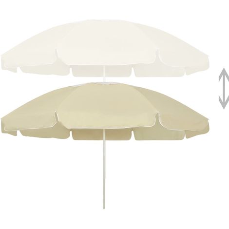 Maison Exclusive - Ombrellone da Spiaggia Giallo Sabbia 240 cm