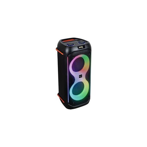 Enceinte sono DJ COLUMBA600 – Puissance 600W – Bluetooth, USB, Micro-SD – Effets de lumière intégrés pour soirées festives – Ibiza