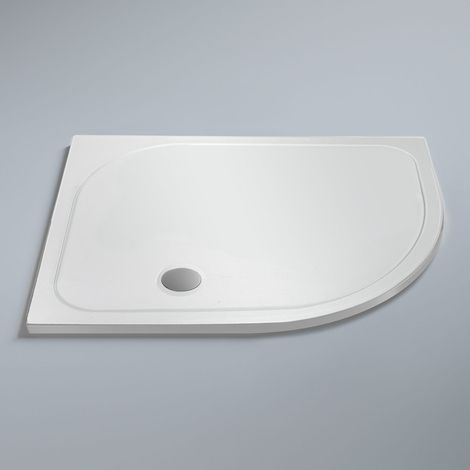 Merlyn Touchstone Slip Resistant Offset Quadrant Shower Tray 1200mm x 800mm Right Handed (1/5)
