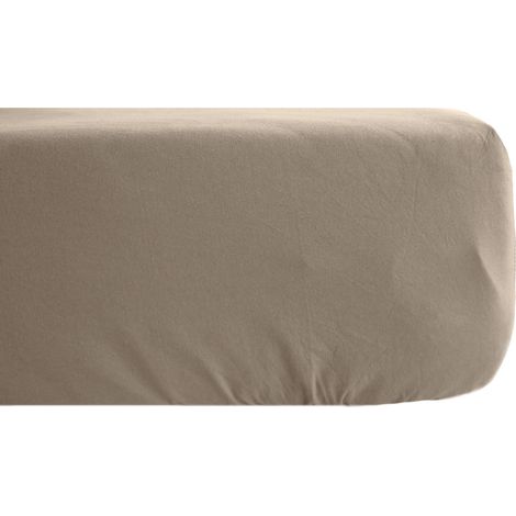 Drap housse coton lavé PALACE 90x190 cm