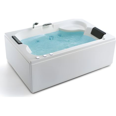 Baignoire balnéo rectangulaire 2 places 180x120 cm BOUNTY ICONFORT (1/5)
