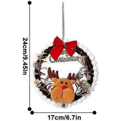 1 guirlande de Noël artisanale à faire soi-même, pendentif de Noël (1/5)
