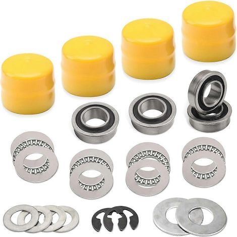 Kit de roulement de roue avant pour tondeuse autoportée 9040H (références : M123811, AM127304, M143338, 9040H, 532009040) (1/5)