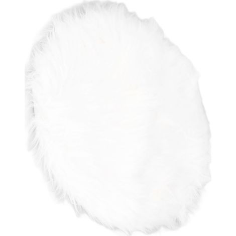Couverture chauffante électrique pour animaux de compagnie, imitation fourrure de vison, à température constante réglable, pour chiens, chiots et chats (blanche). (1/5)