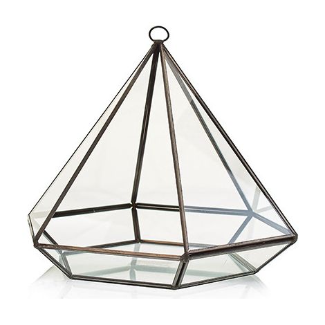 Terrarium en Verre - Grand Diamant- Vendu par 1 (1/4)
